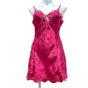 Victoria’s Secret Lace Slip Mini Dress Lingerie Vintage Size Medium